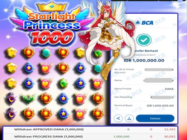 WITHDRAW ~ STARLIGHT PRINCESS 1000