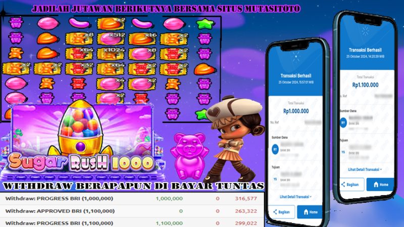 WITHDRAW MEMBER BERMAIN DI SUGAR RUSH 1000