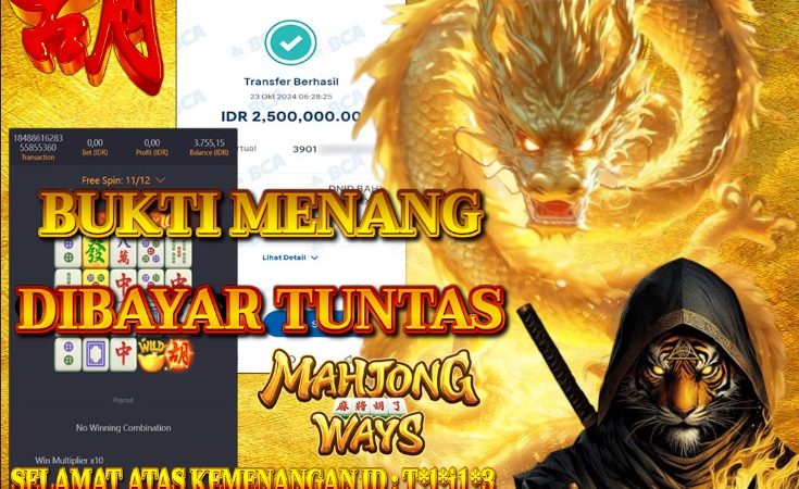 KEMENANGAN BERMAIN DI MAHJONG WAYS