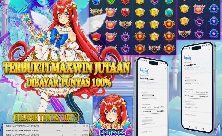 MAXWIN JUTAAN MEMBER ~ STARLIGHT PRINCESS