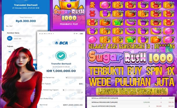 WITHDRAW MEMBER BERMAIN DI SUGAR RUSH 1000