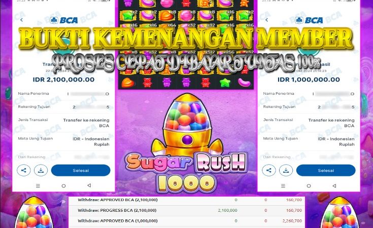 WITHDRAW MEMBER BERMAIN DI SUGAR RUSH 1000