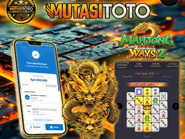 BUKTI KEMENANGAN DI MAHJONG WAYS 2 03-Oct 2024