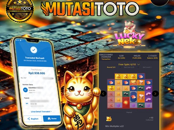 KEMENANGAN BERTURUT DI LUCKY NEKO 04-OCT 2024