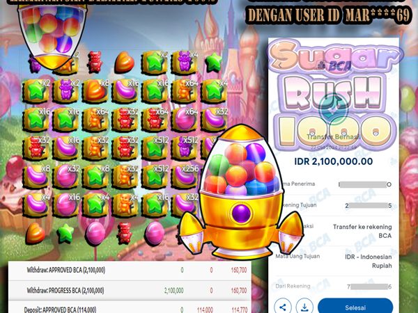 WITHDRAW MEMBER BERMAIN DI SUGAR RUSH 1000