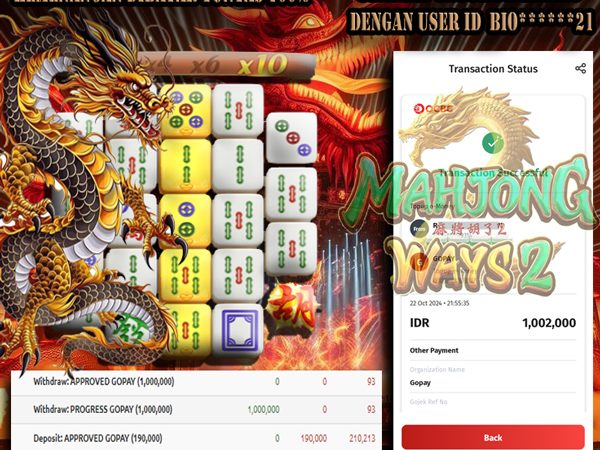 WITHDRAW MEMBER BERMAIN DI MAHJONG WAYS 2