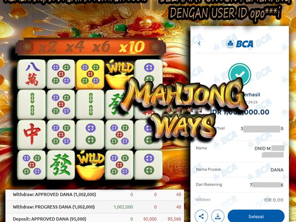 WITHDRAW MAHJONG WAYS