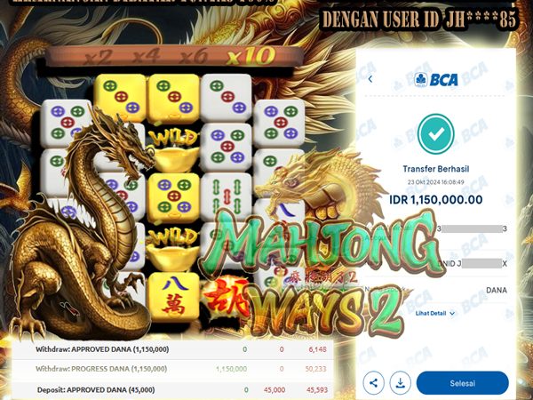 KEMENANGAN BERMAIN DI MAHJONG WAYS 2