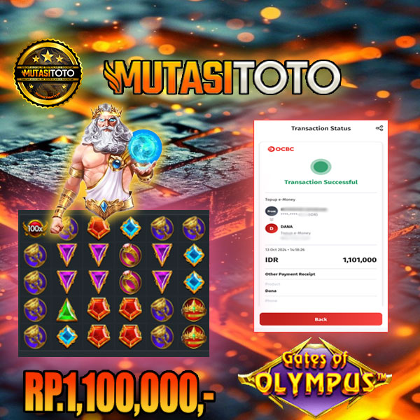 BUKTI KEMENANGAN GET OF OLYMPUS LAGI DAN LAGI 14-OCT 2024