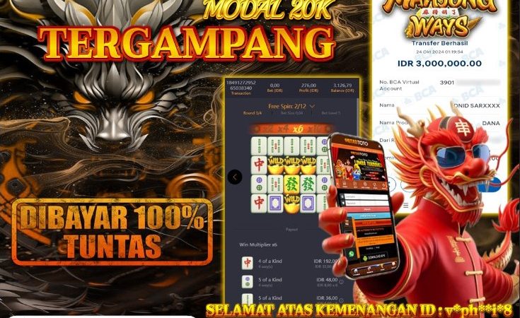 KEMENANGAN BERMAIN DI MAHJONG WAYS