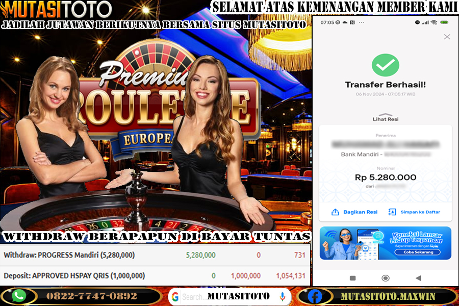 DIBAYAR TUNTAS 100% MEGA ROULETTE