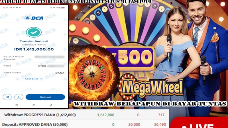 WITHDRAW MEMBER BERMAIN MEGA WHEEL