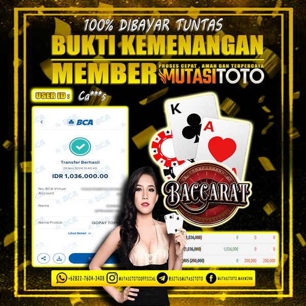 WITHDRAW BACCARAT CLASSIC