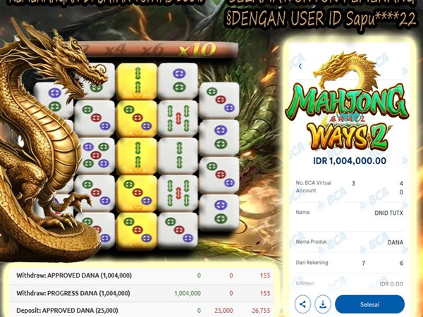 WITHDRAW MAHJONG WAYS 2