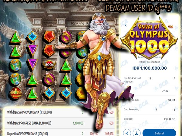 MENANG BESAR MEMBER JEPE GATES OF OLYMPUS 1000