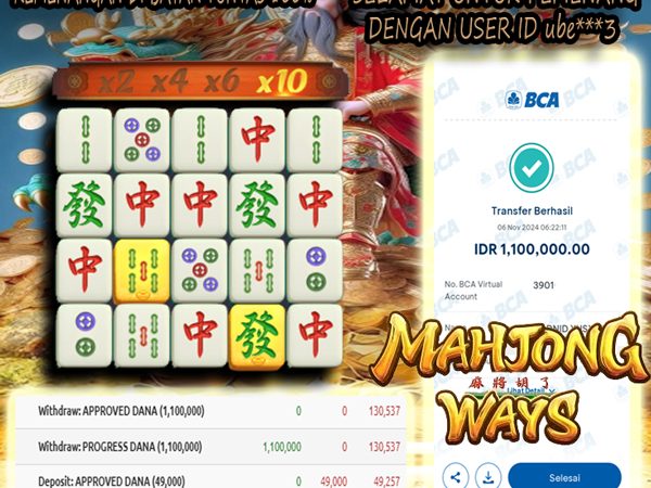 WITHDRAW  MAHJONG WAYS