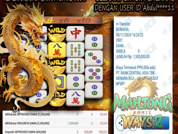 WITHDRAW MAHJONG WAYS 2