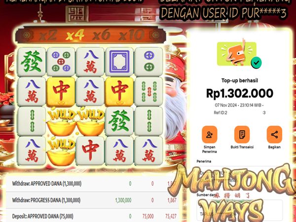 WITHDRAW MAHJONG WAYS