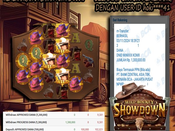 KEMENANGAN MEMBER BERMAIN DI WILD BOUNTY SHOWDOWN