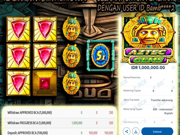 WITHDRAW MEMBER BERMAIN AZTEC GEMS