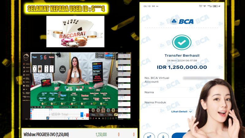 KEMENANGAN MEMBER BERMAIN DI LIVE-BACCARAT CLASSIC