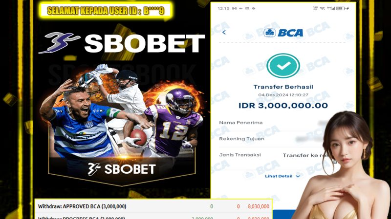 KEMENANGAN MEMBER SITUS MUTASITOTO BERMAIN SBO