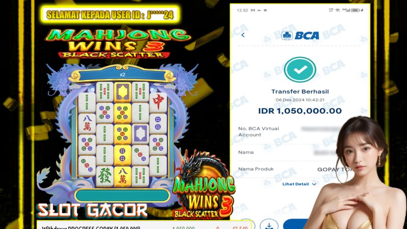 KEMENANGAN MEMBER BERMAIN PRAGAMATIC PLAY MAHJONG WINS 3