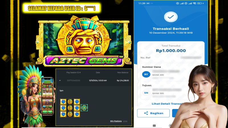 KEMENANGAN MEMBER SITUS MUTASITOTO BERMAIN AZTEC GAME