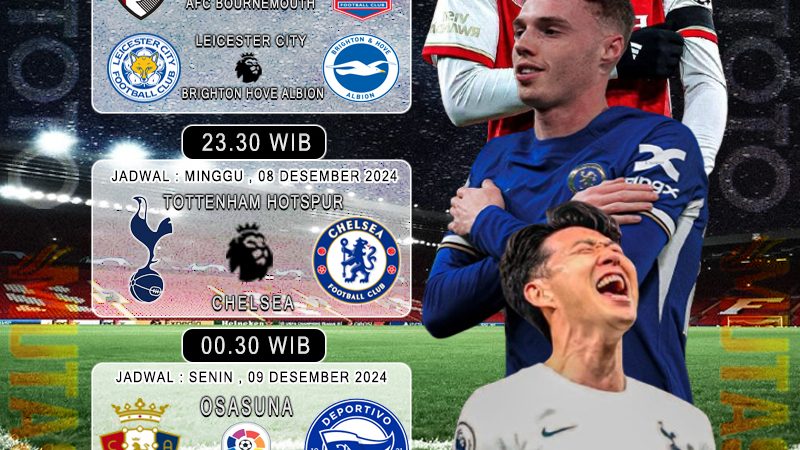 JADWAL BOLA HARI INI !!!