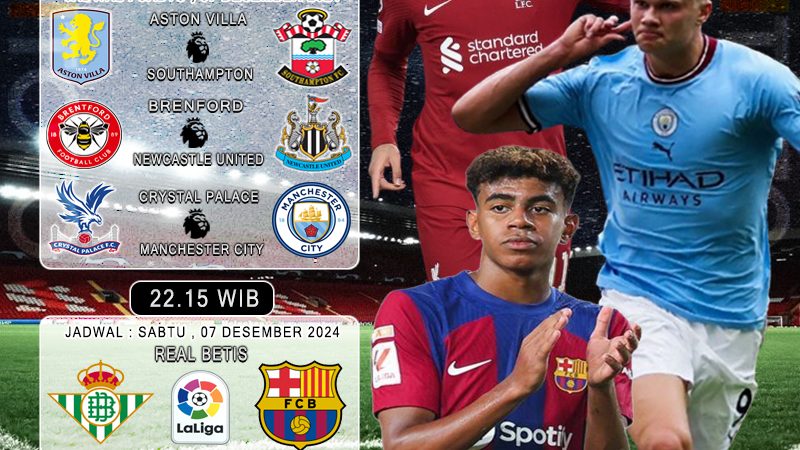 JADWAL BOLA HARI INI !!!