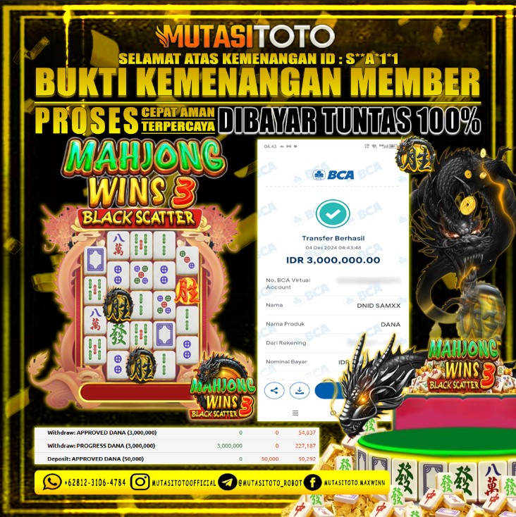 WITHDRAW MAHJONG WINS 3