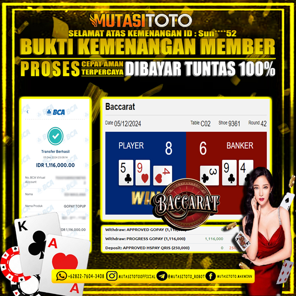 WITHDRAW BACCARAT CLASSIC