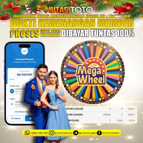 WITHDRAW MEMBER BERMAIN MEGA WHEEL