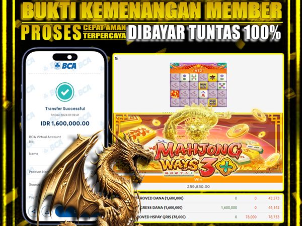 WITHDRAW MAHJONG WAYS 3+