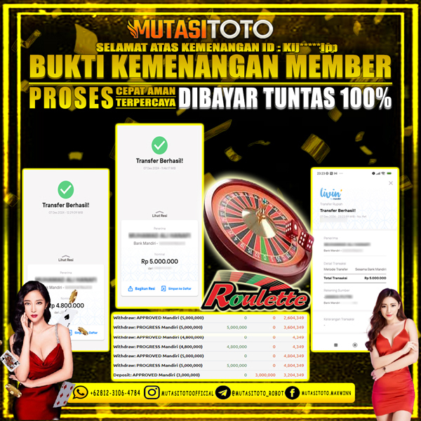 WITHDRAW LIVE GAME CASSINO ROULETTE