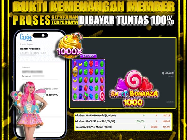 WITHDRAW SWEET BONANZA 1000