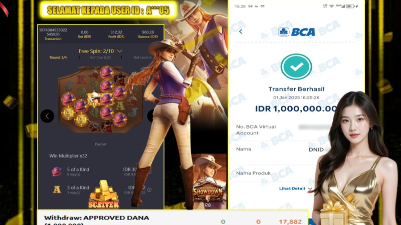 KEMENANGAN MEMBER BERMAIN DI WILD BOUNTY SHOWDOWN