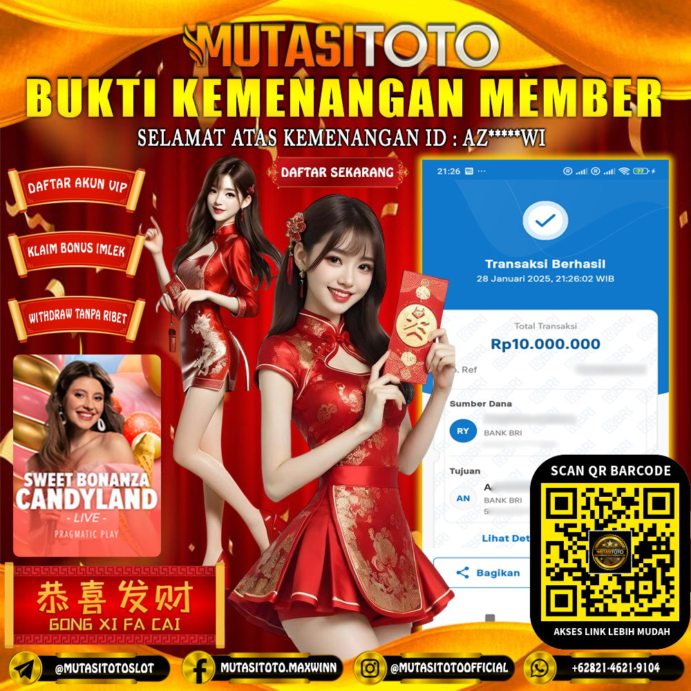 KEMENANGAN MEMBER BERMAIN CASINO BONANZA CANDYLAND