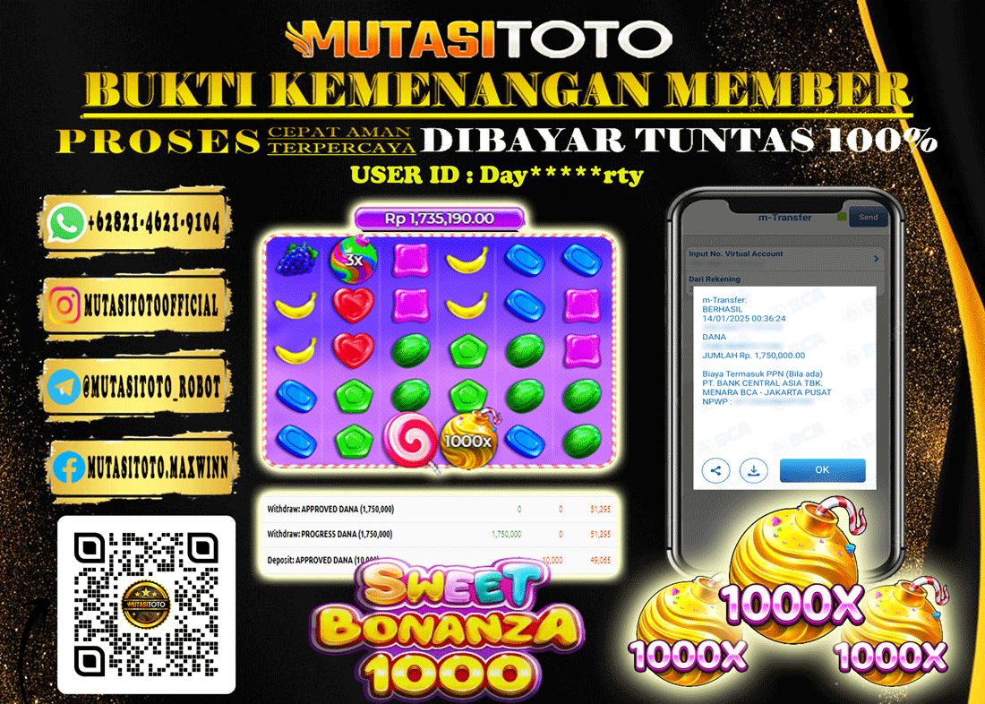 WITHDRAW SWEET BONANZA 1000