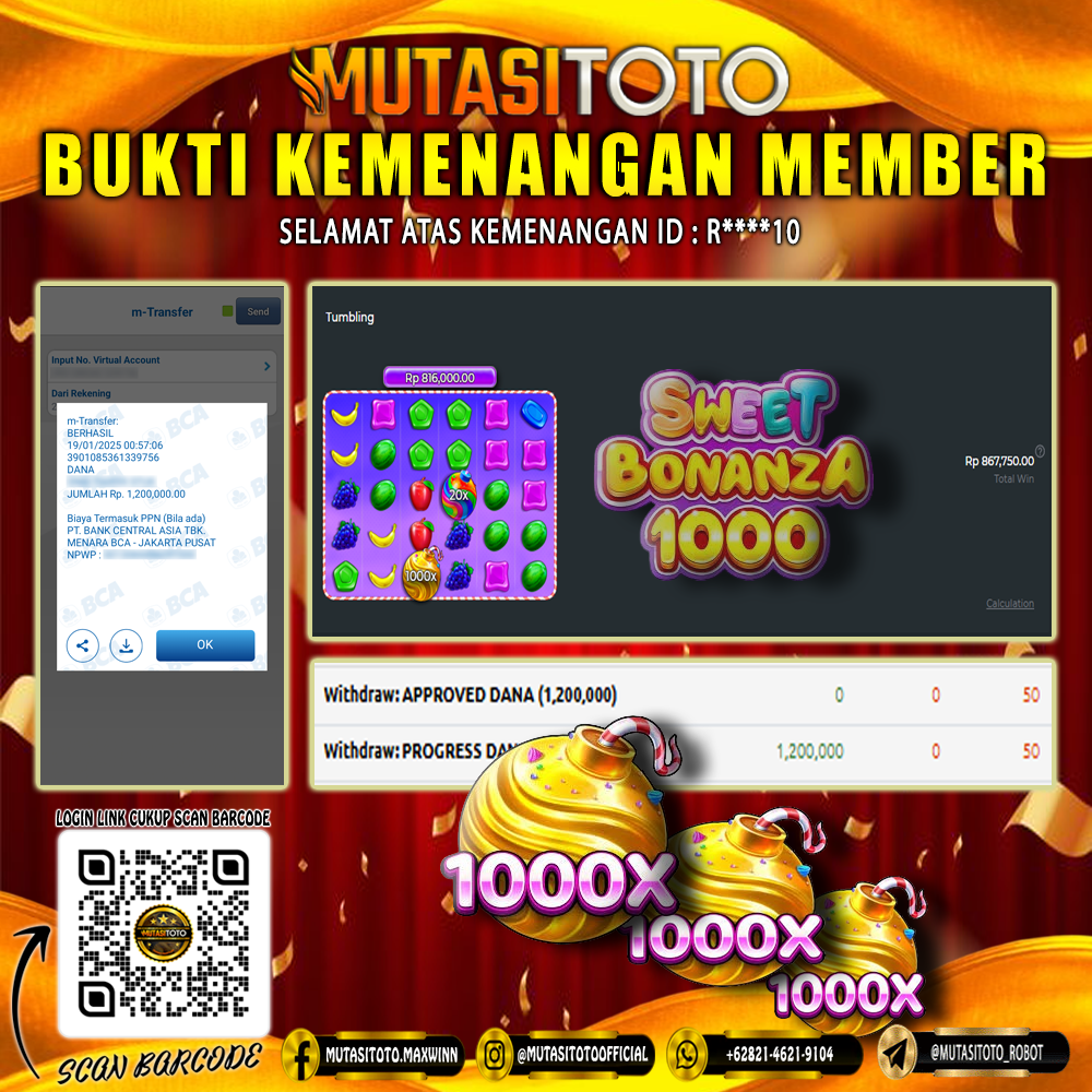 WITHDRAW SWEET BONANZA 1000