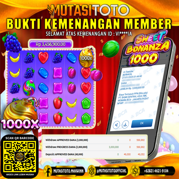 WITHDRAW SWEET BONANZA 1000