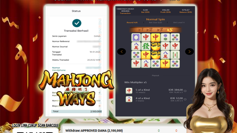 WITHDRAW MAHJONG WAYS