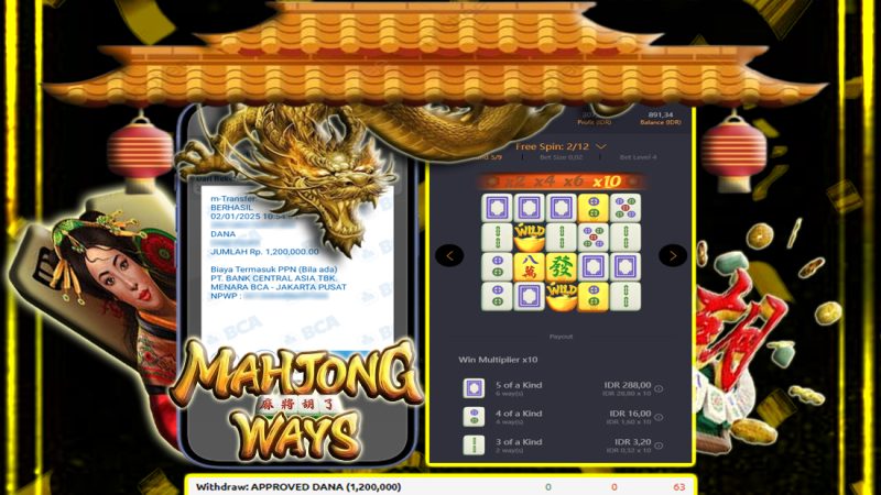 WITHDRAW MAHJONG WAYS