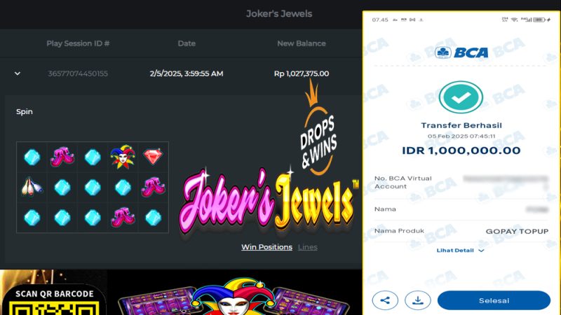 KEMENANGAN MEMBER BERMAIN PRAGMATIC PLAY – JOKER’S JEWELS