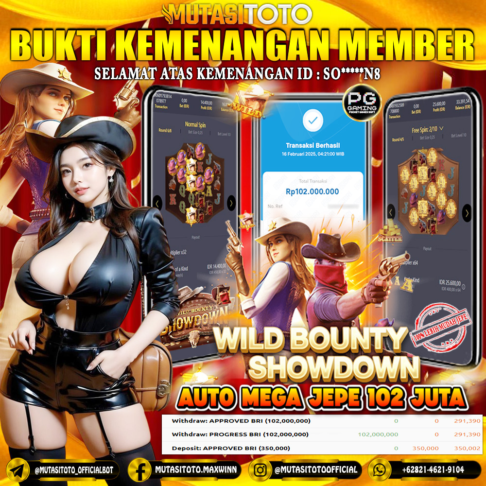 KEMENANGAN MEMBER BERMAIN DI WILD BOUNTY SHOWDOWN