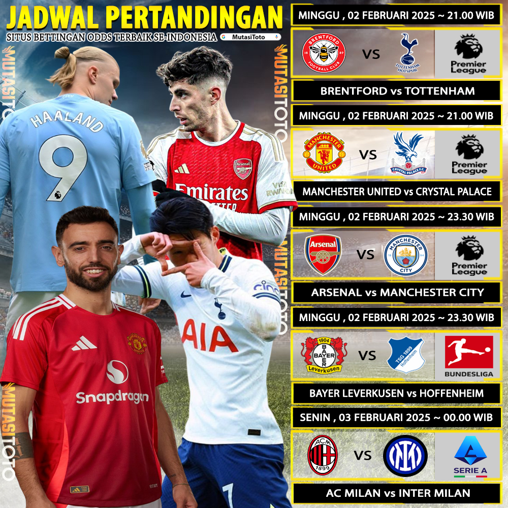 PERTANDINGAN LIGA TOP EROPA