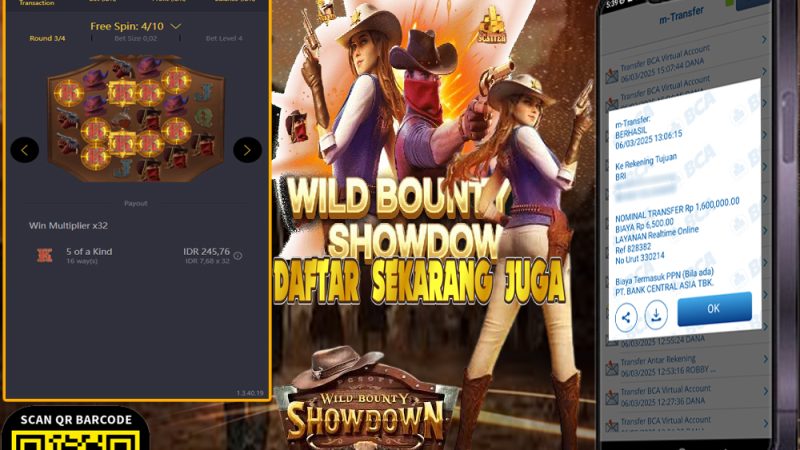 KEMENANGAN MEMBER BERMAIN DI WILD BOUNTY SHOWDOWN