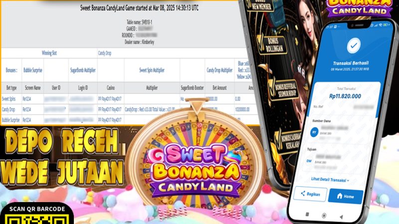 KEMENANGAN MEMBER BERMAIN DI LIVE – SWEET BONANZA CANDYLAND