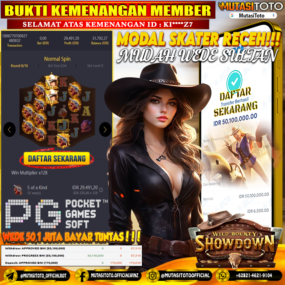 KEMENANGAN MEMBER BERMAIN DI WILD BOUNTY SHOWDOWN