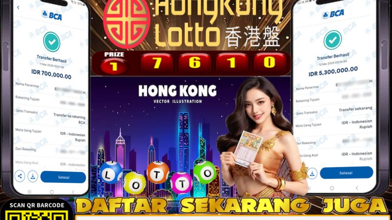 KEMENANGAN MEMBER BERMAIN TOGEL 3D HONGKONG LOTTO